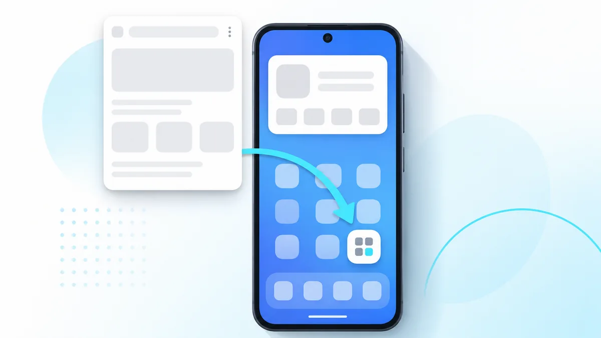 Saving a web page shortcut to the Android home screen