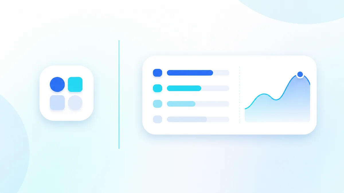 Comparison of an app shortcut and a live widget