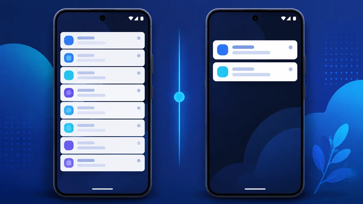 Fewer, higher quality lock screen notifications