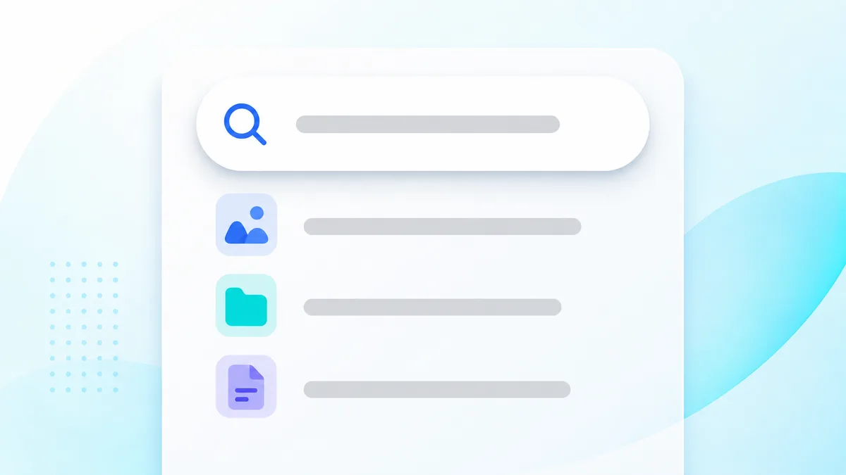 Searching inside the Android app drawer